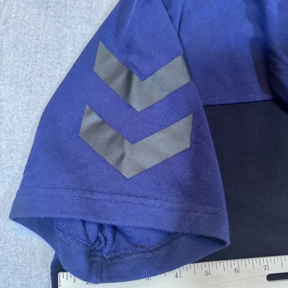 Ideology ID Shirt Mens 2XL Blue/White‎ Colorblock Hoodie Athletic Short Sleeve - Picture 7 of 9